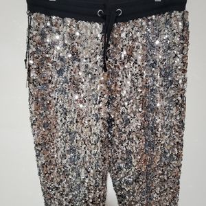 Juicy silver sequins jogger